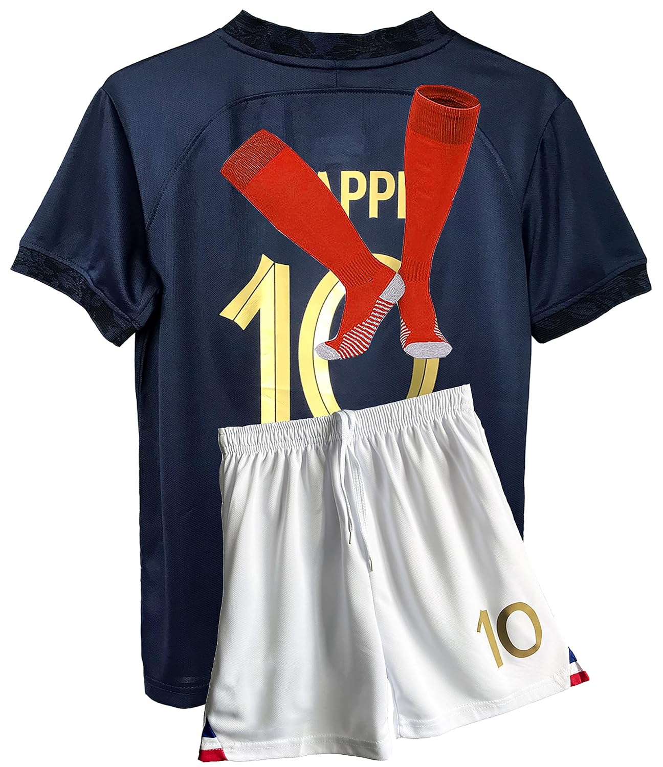 Boys Youth Soccer Jersey Training Uniform Kit Set