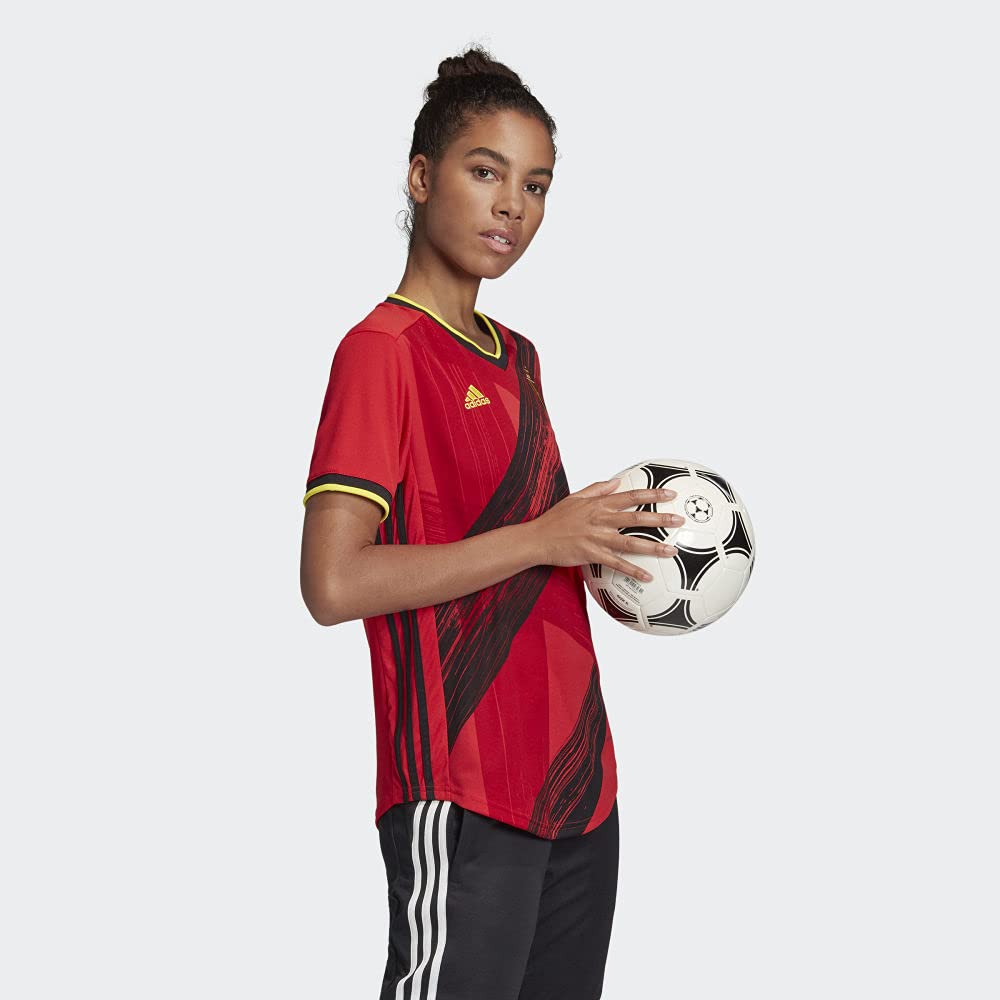 Women's Belgium Home Soccer Jersey - Red