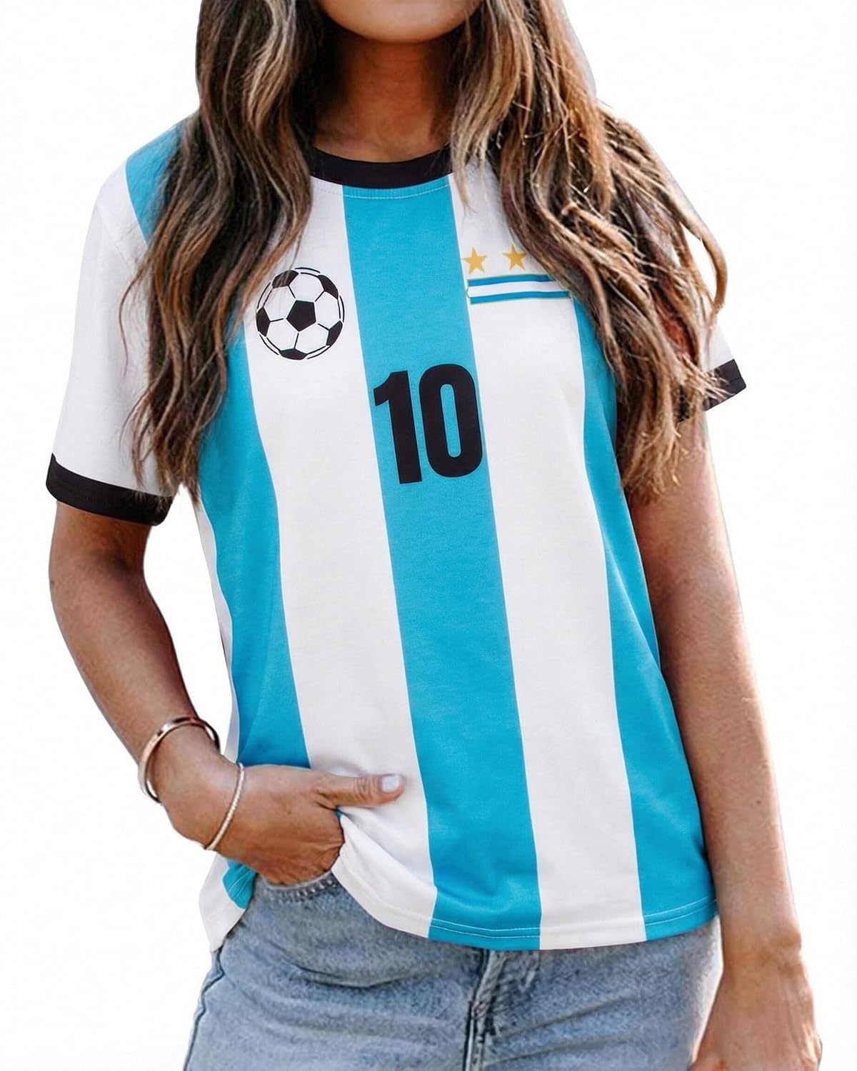 Soccer Jersey Fan Tee - Brazil & Portugal T-Shirt