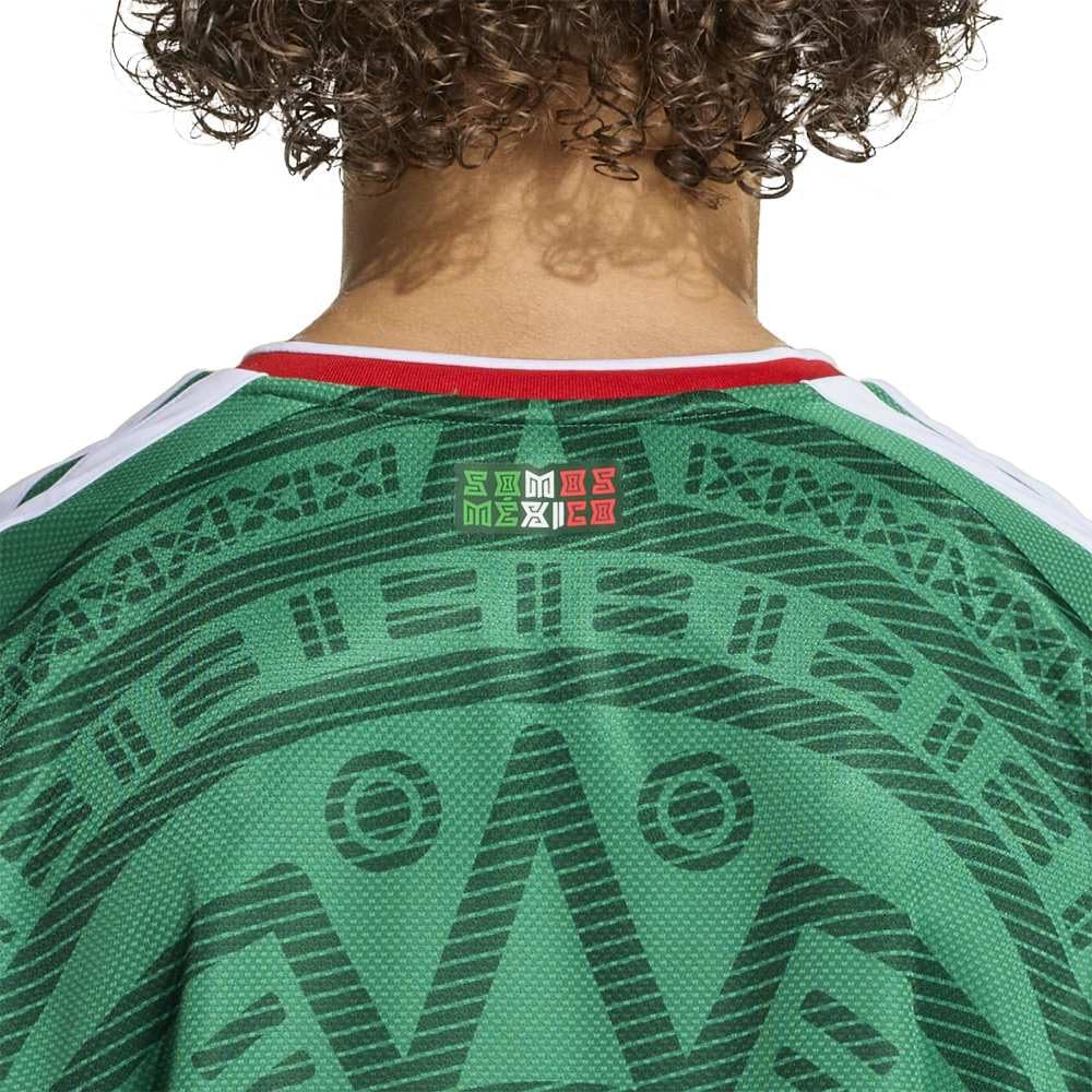 Kids Mexico Home Soccer Jersey - Lightweight Cloth Style