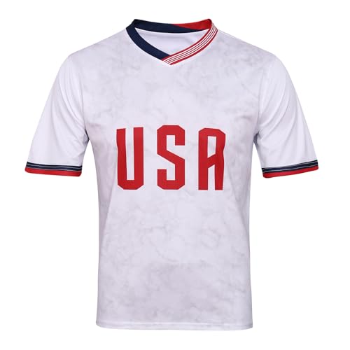 USA 2026 World Cup Fan Soccer Jersey - Large, Soft Cloth