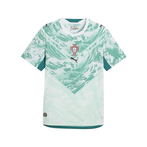 Men's Portugal Away Soccer Jersey - Crew Neck Short Sleeve - White
