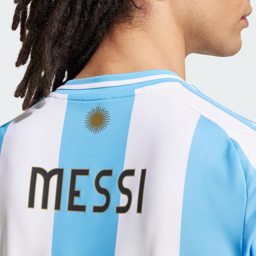Argentina 24 Messi Home Soccer Jersey