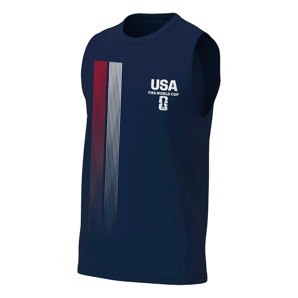 Men's World Cup 2026 Country Stripe Sleeveless Muscle Tank Top