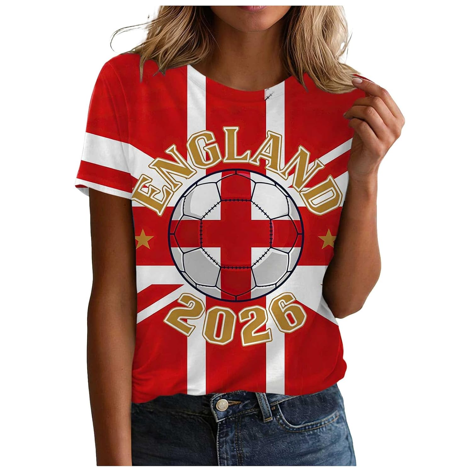 Women's World Cup Soccer Jersey 2026 - Short Sleeve Graphic Tee