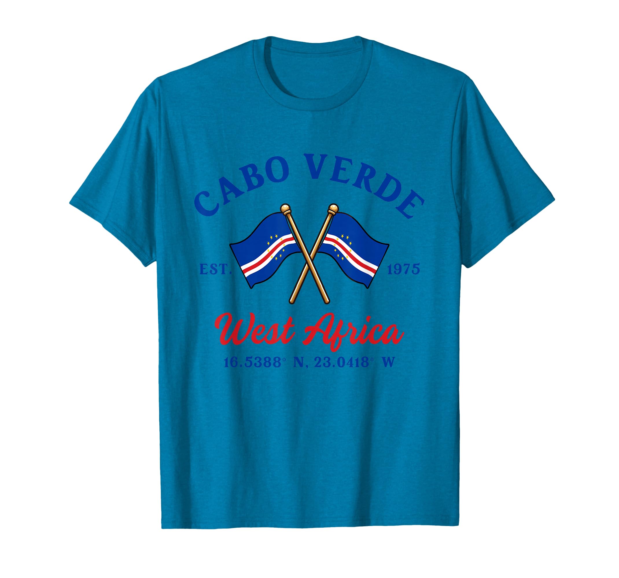 Cabo Verde Root Cross Flag T-Shirt