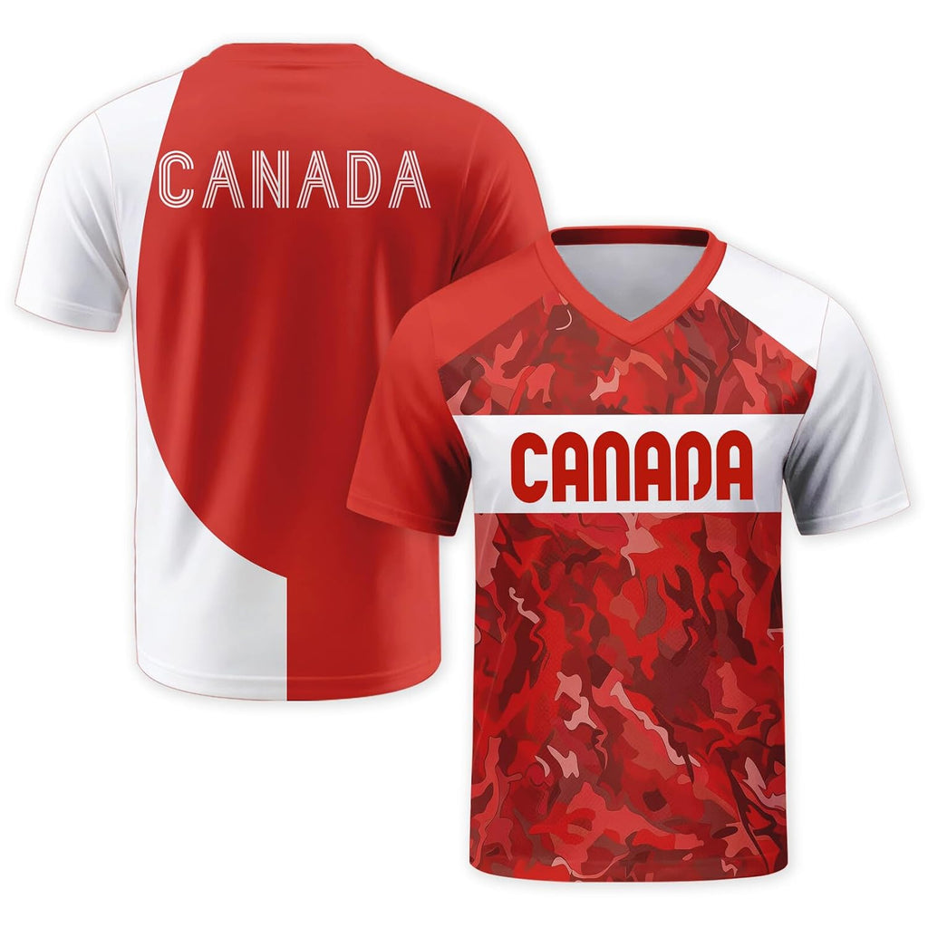 Retro Soccer Jersey for Men - Short Sleeve Streetwear T-Shirt S-3XL