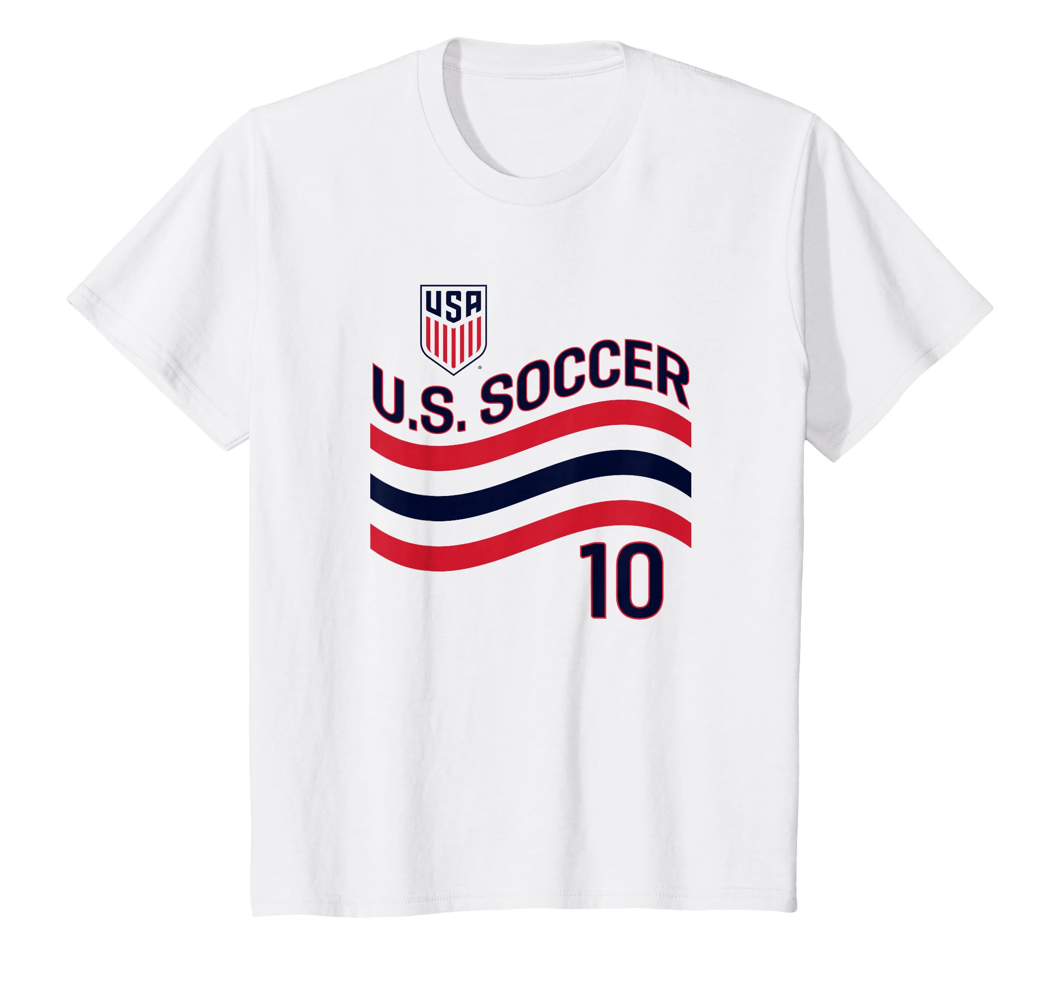 USMNT Christian Pulisic 10 White Soccer Jersey T-Shirt