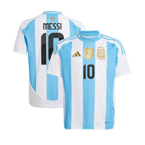 Youth Argentina Home Soccer Jersey