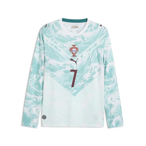 Men's Portugal Away Long Sleeve Soccer Jersey