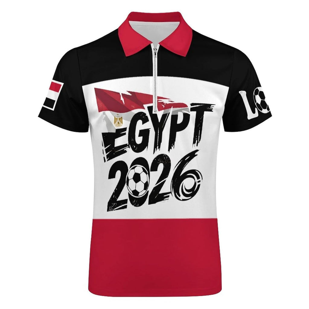 Men's Soccer Jersey - Quarter Zip T-Shirt for Fans