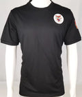 1973/74 Ben-fica Away Black Retro Soccer Jersey Front
