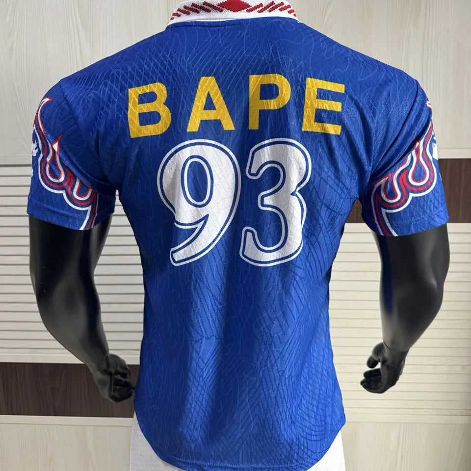 BAPE #93 Japan Special Edition Player Version Soccer Jersey Detail 1