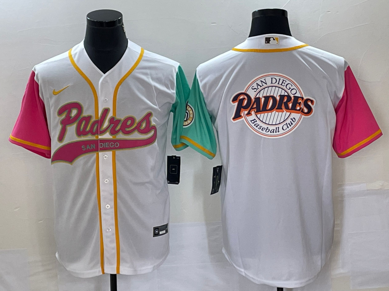 Men's San Diego Padres White City Connect Replica Player Jerseys Joint Edition