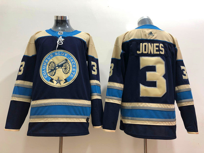 Men's Columbus Blue Jackets Seth Jones #3 Navy Breakaway Player Jerseys