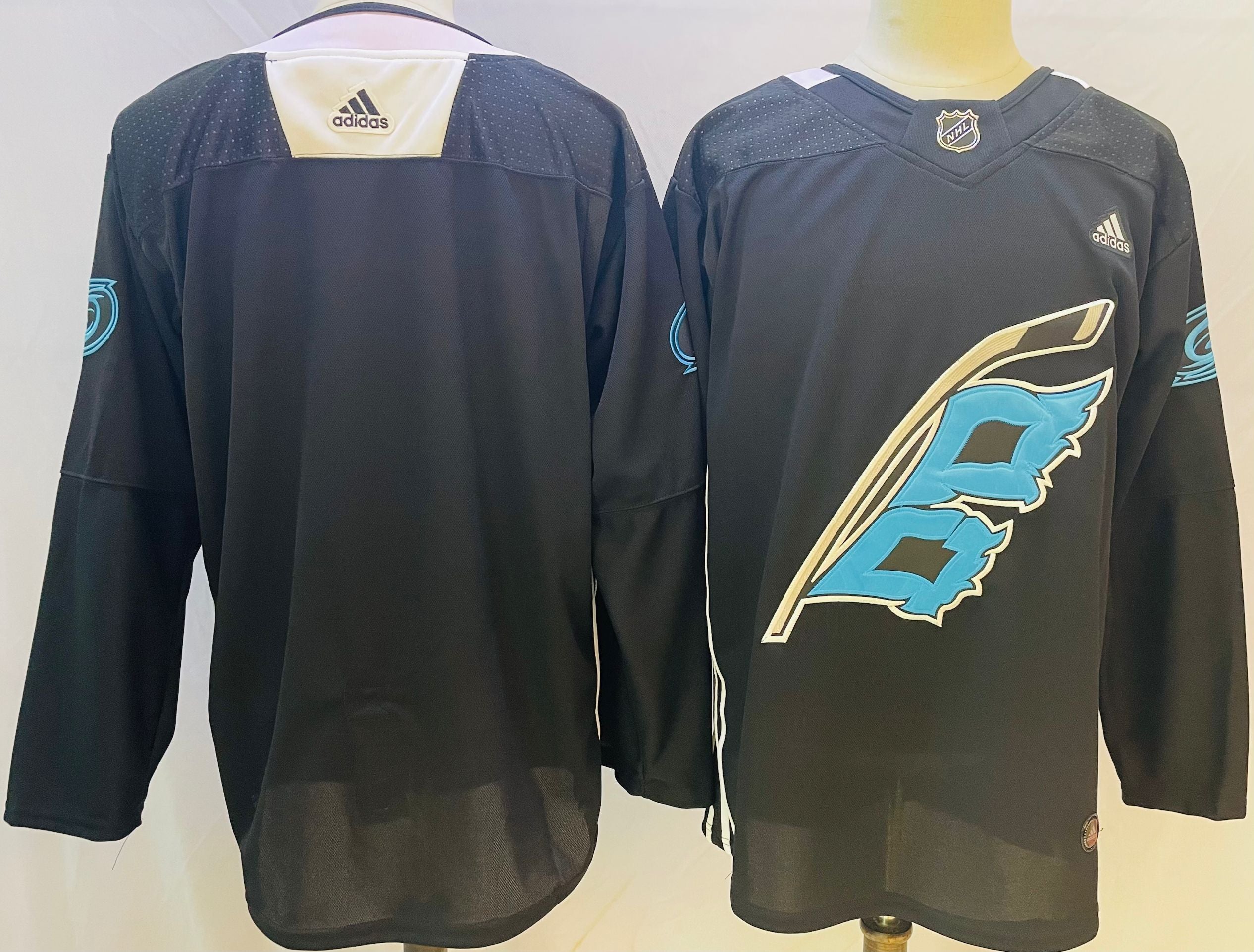 Men's Carolina Hurricanes Black Blank Player Jerseys