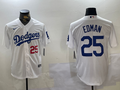 Men's Los Angeles Dodgers Tommy Edman #25 White Home Replica Player Jerseys