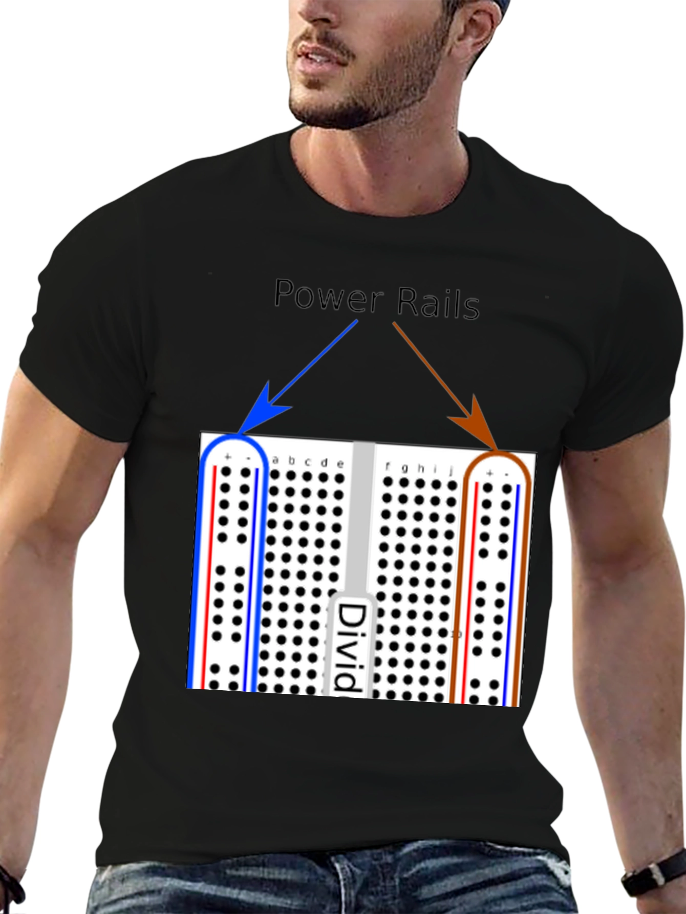 Electronics Engineer Breadboard T-Shirt