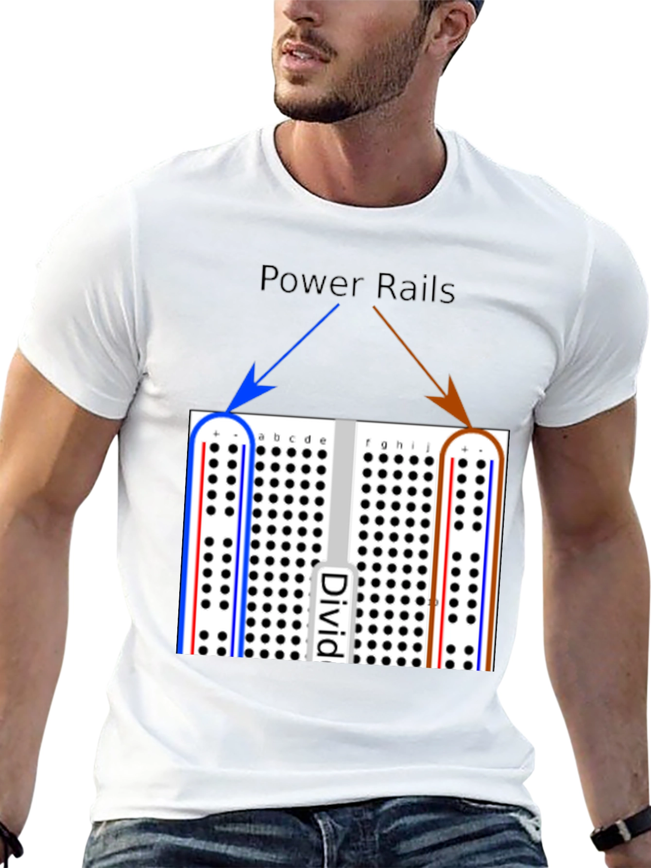 Electronics Engineer Breadboard T-Shirt