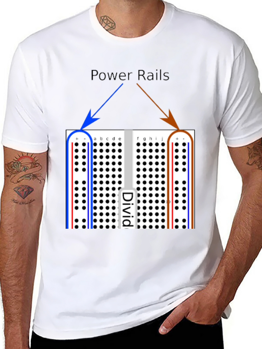 Electronics Engineer Breadboard T-Shirt