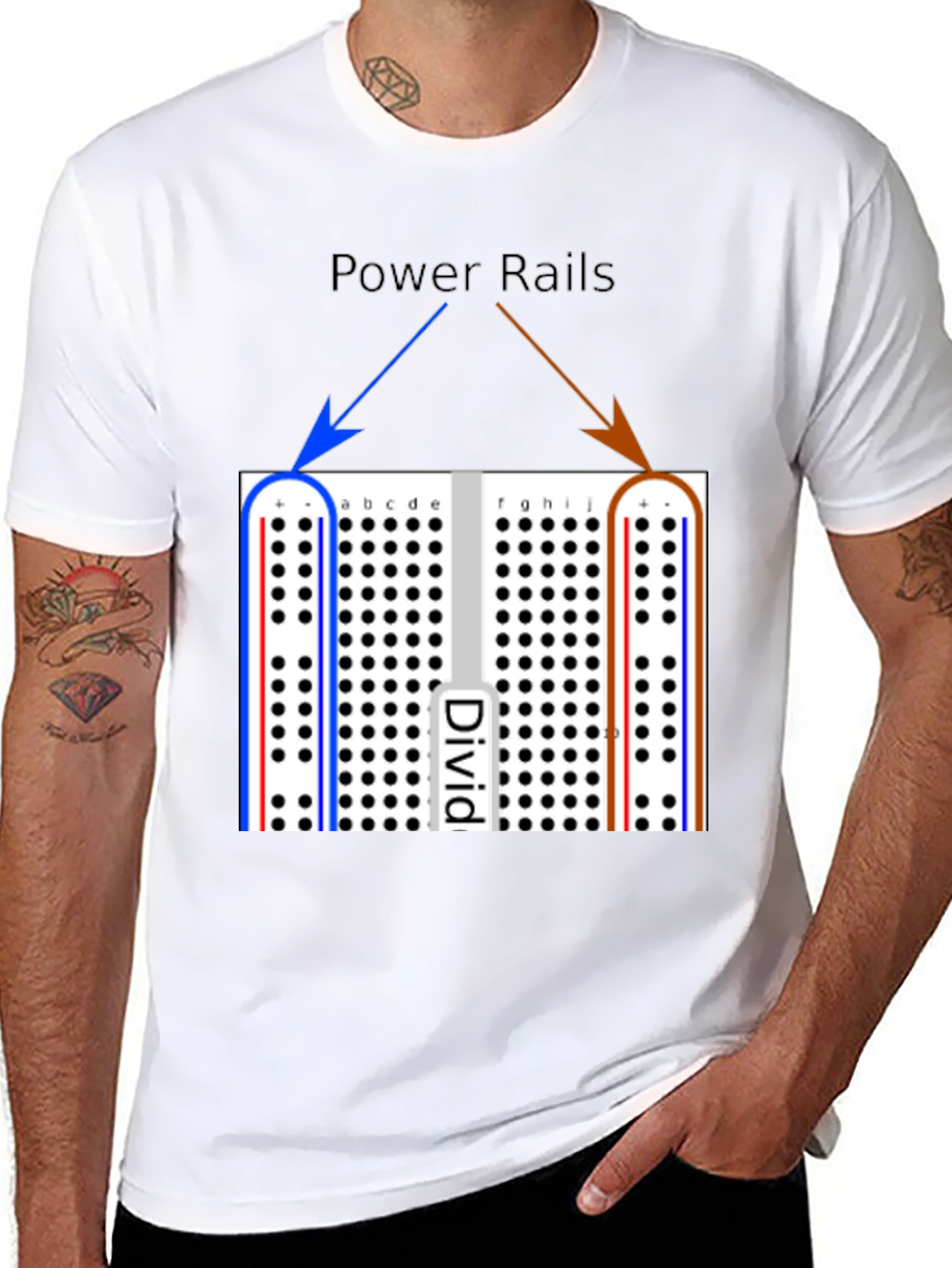 Electronics Engineer Breadboard T-Shirt