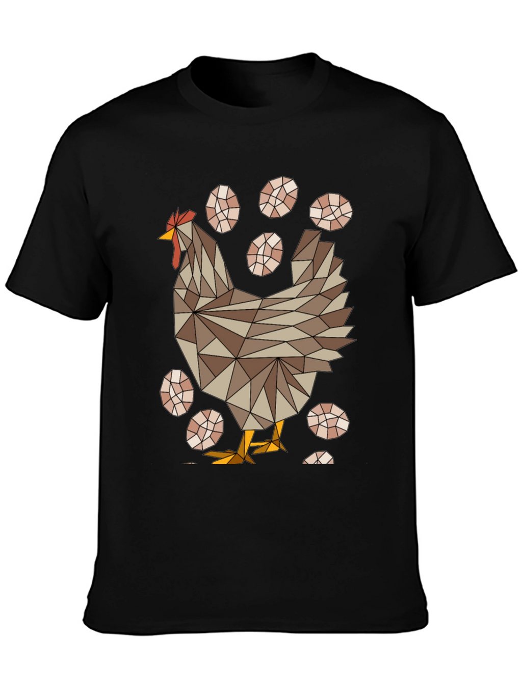 Geometric Chicken T-Shirt