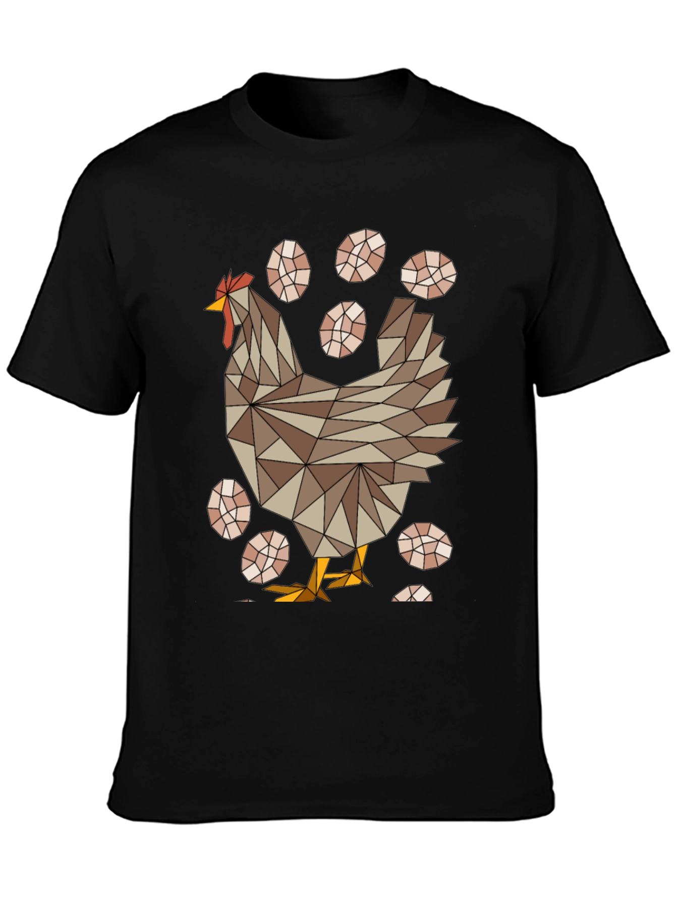 Geometric Chicken T-Shirt