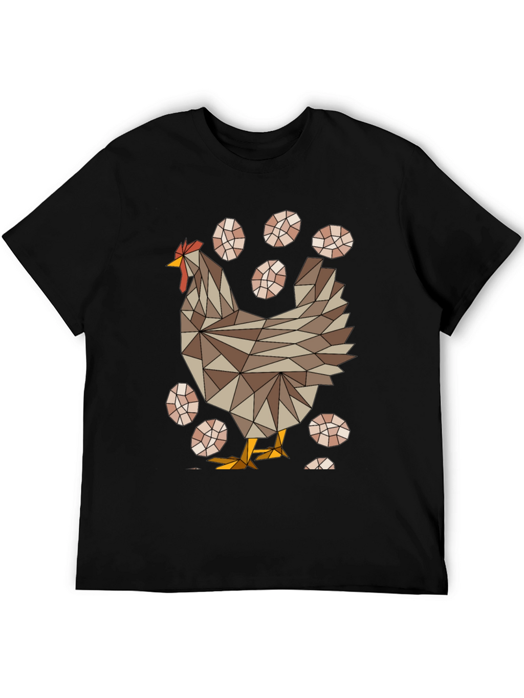 Geometric Chicken T-Shirt