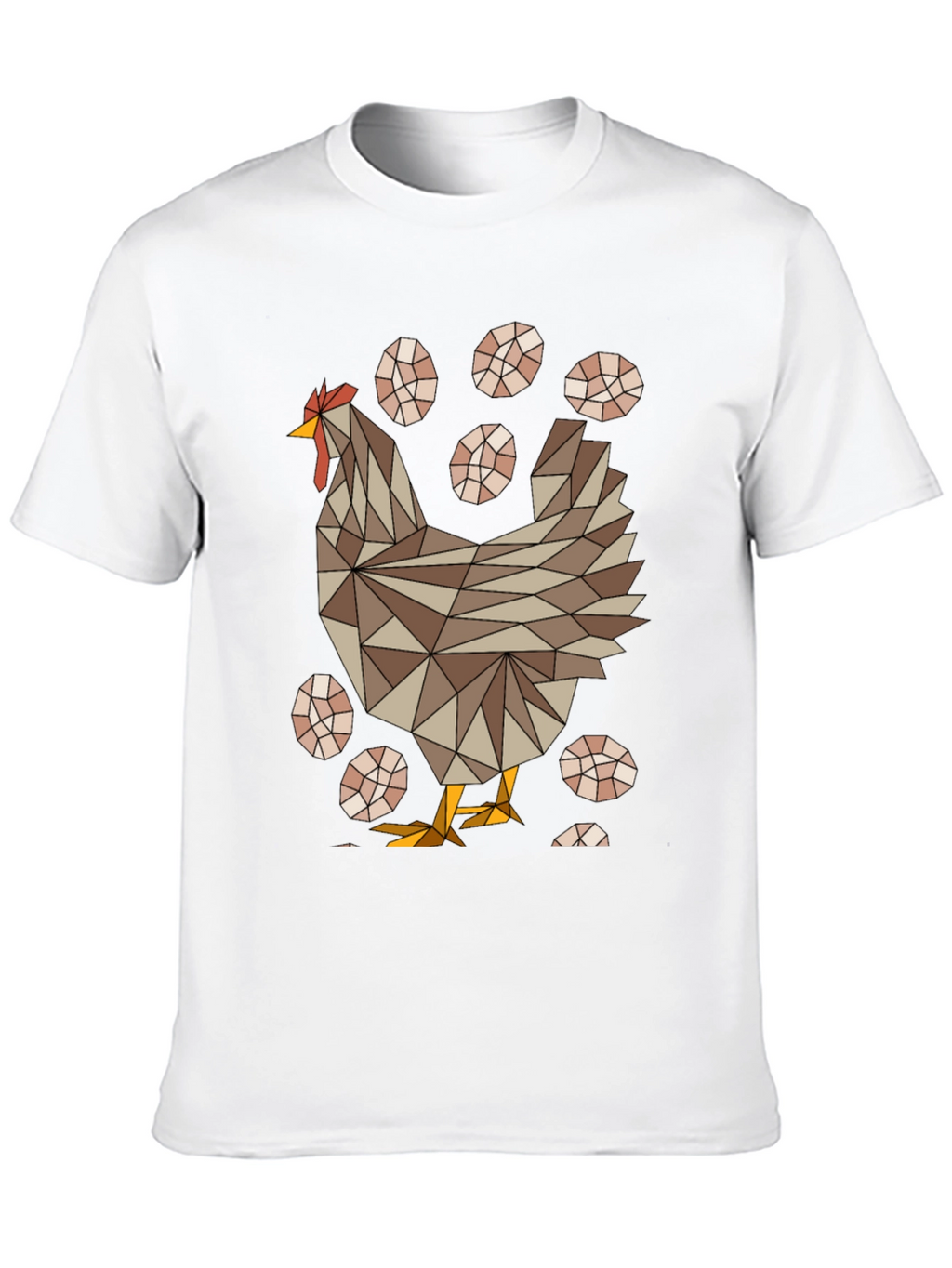 Geometric Chicken T-Shirt