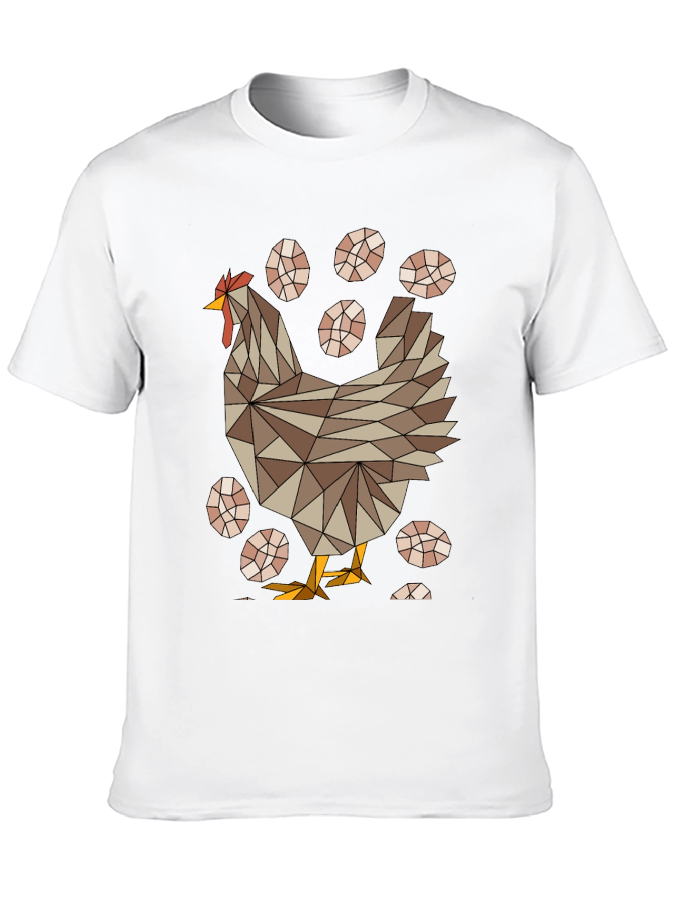 Geometric Chicken T-Shirt