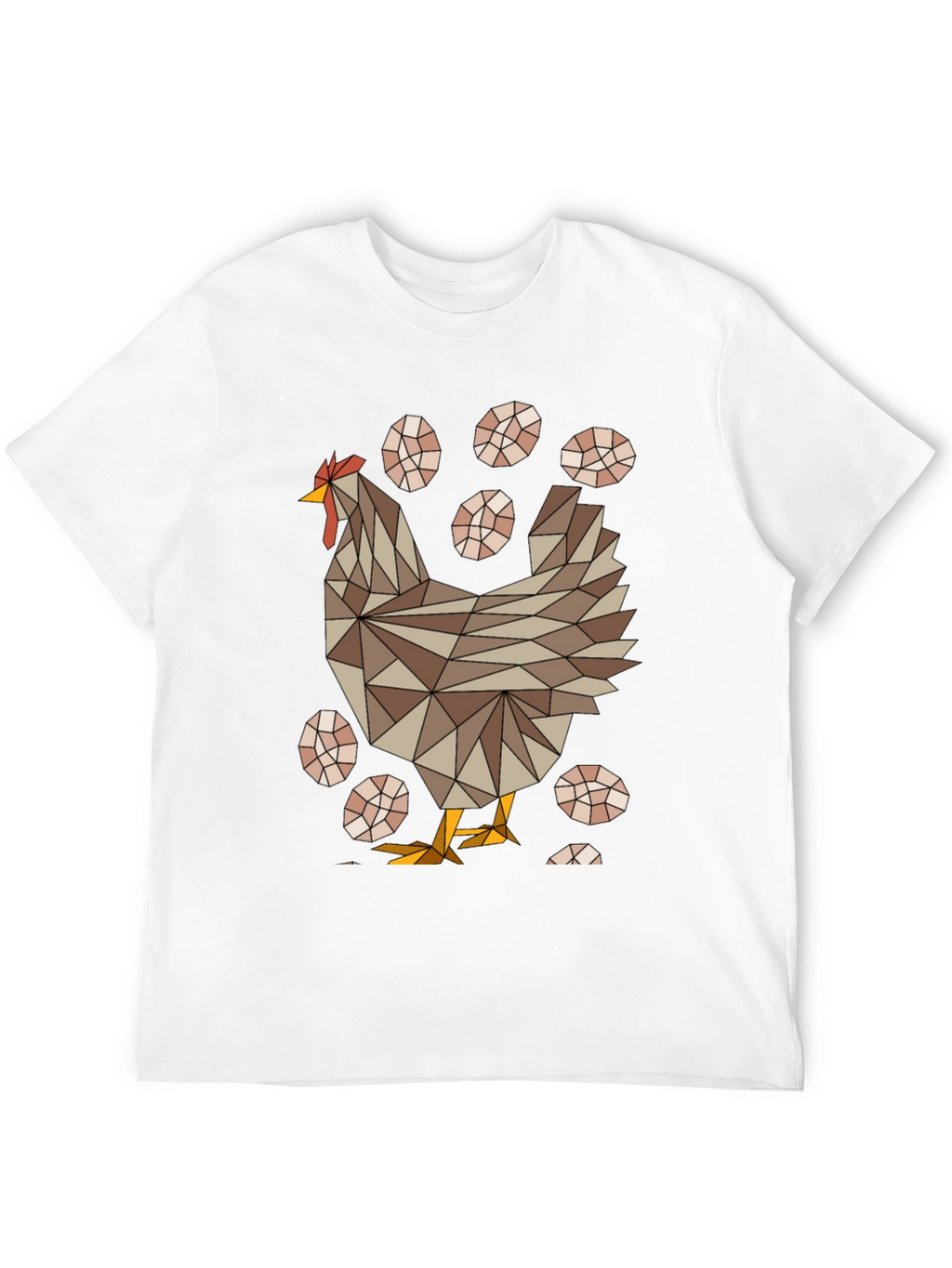Geometric Chicken T-Shirt