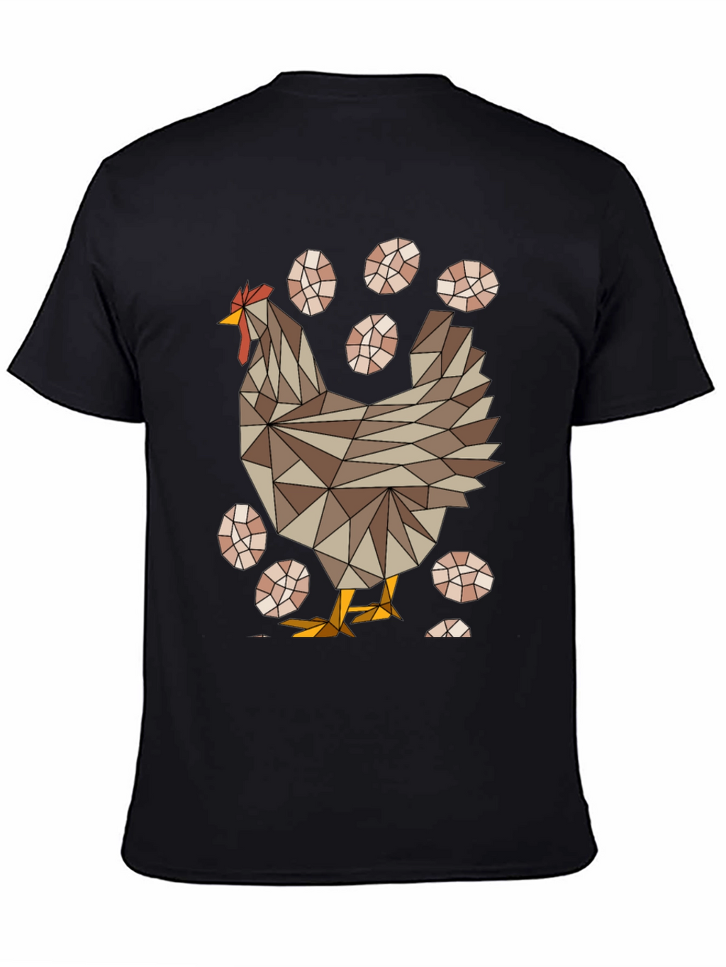 Geometric Chicken T-Shirt