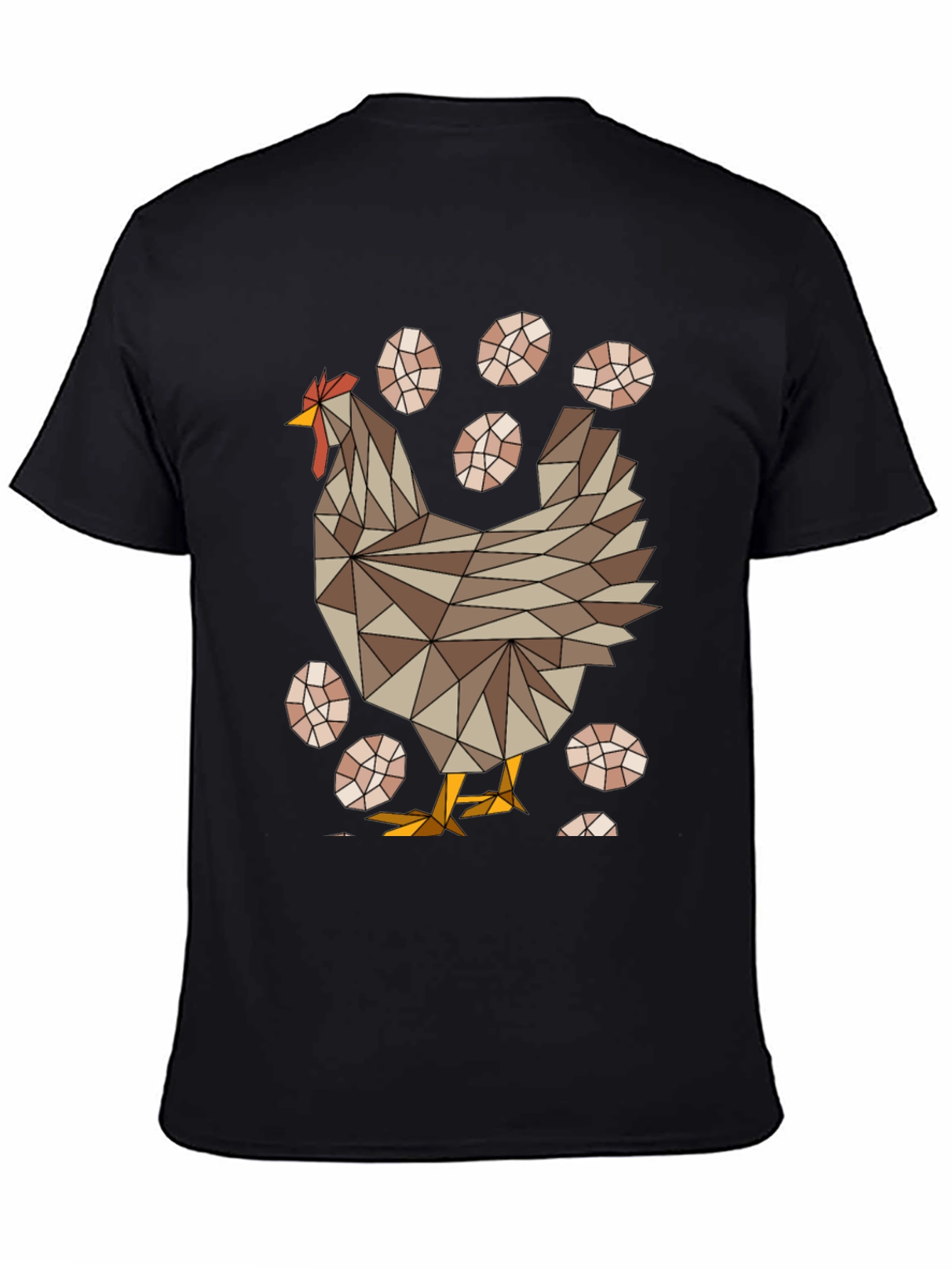 Geometric Chicken T-Shirt