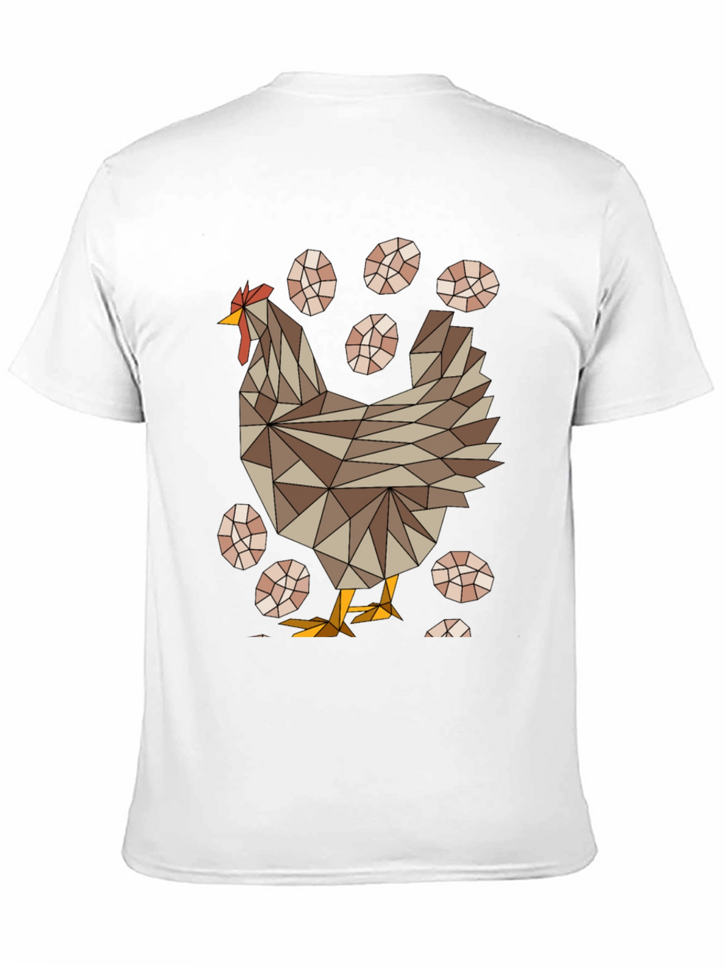 Geometric Chicken T-Shirt