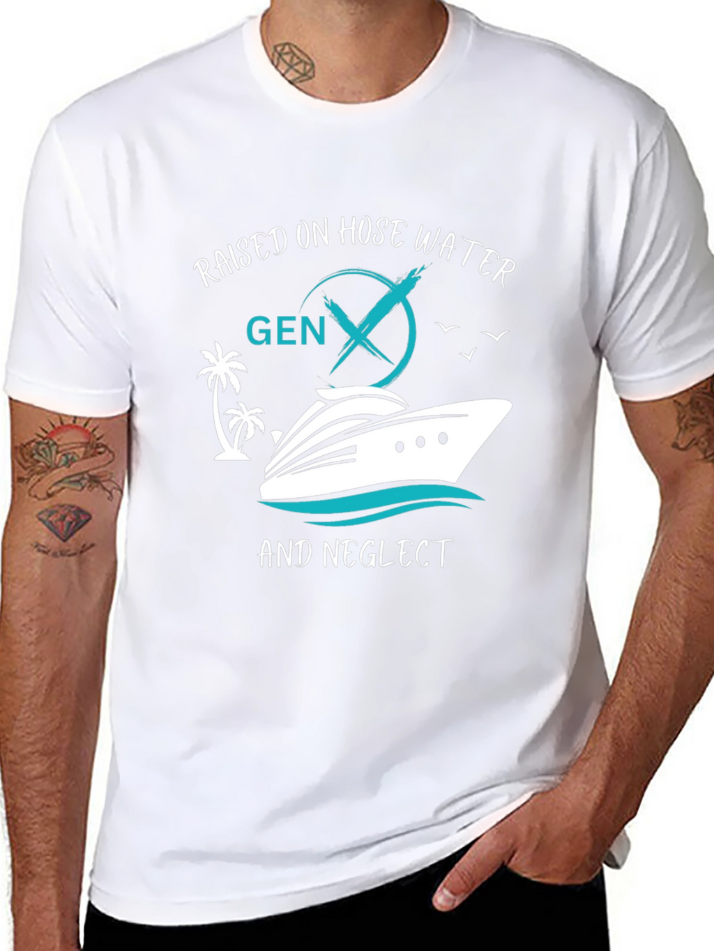 Gen X Raised on Hose Water and Neglect T-Shirt