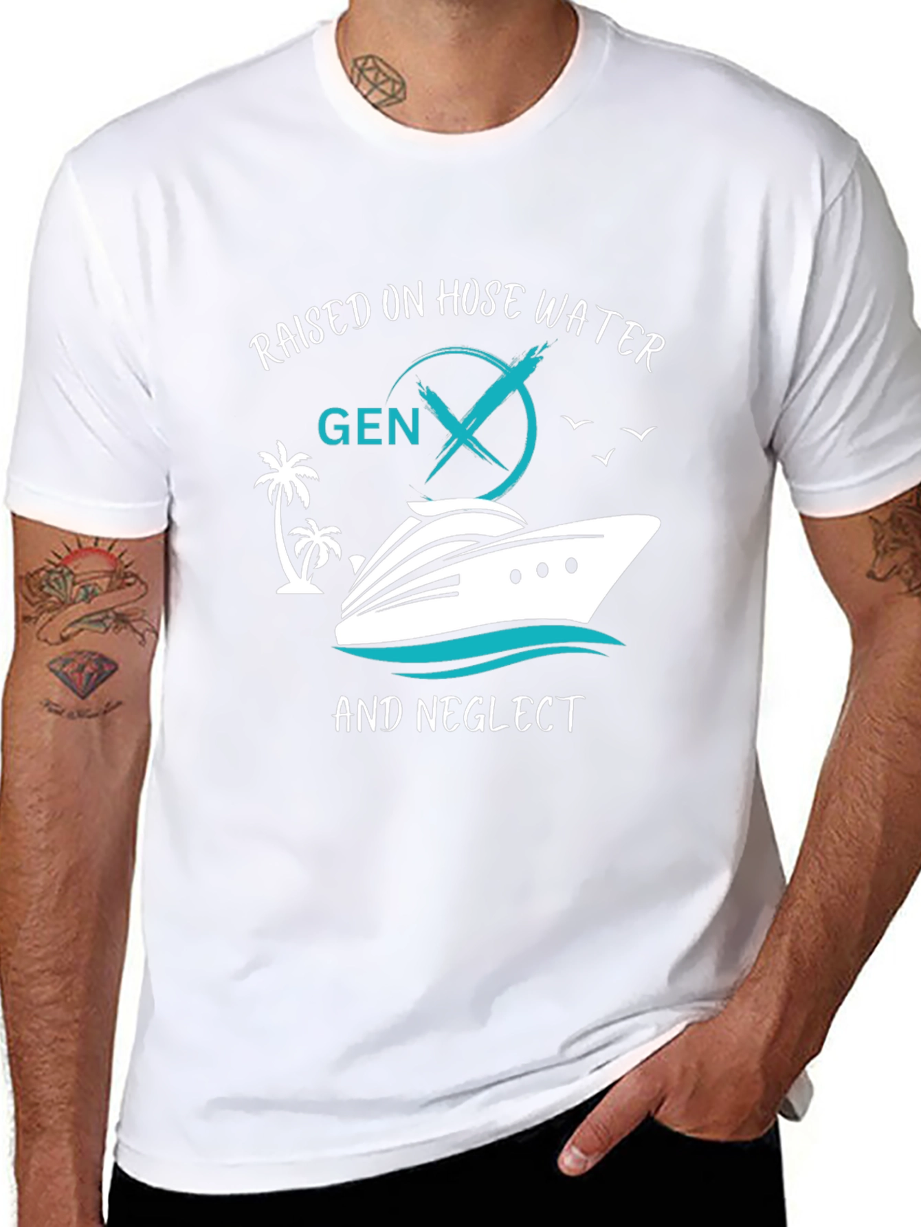 Gen X Raised on Hose Water and Neglect T-Shirt