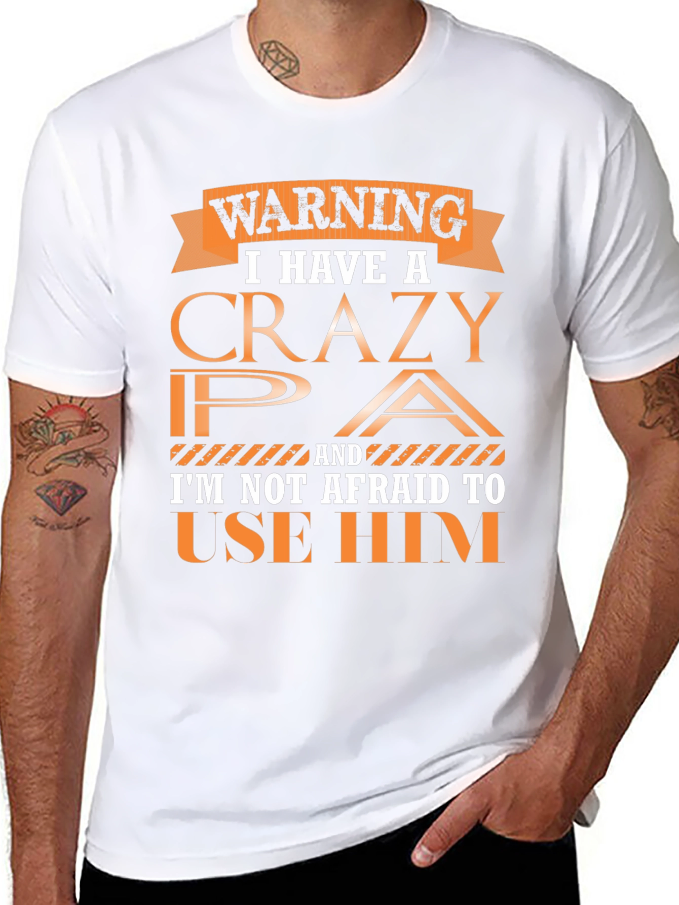 Warning Crazy PA T-Shirt