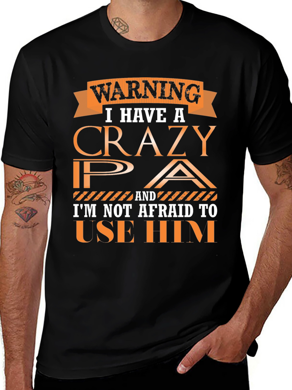 Warning Crazy PA T-Shirt