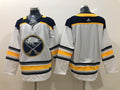 Men's Buffalo Sabres White Away Breakaway Blank Jerseys