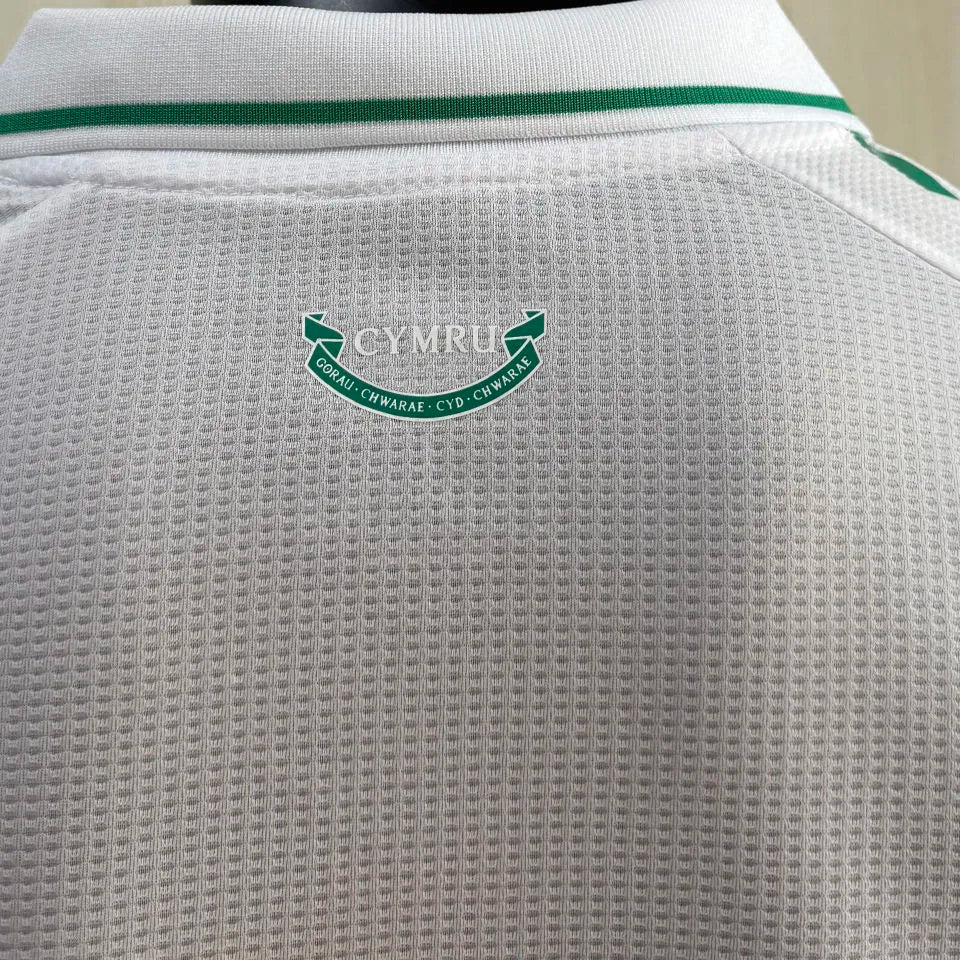 2026/27 Wales Away White Player Version Soccer Jersey Detail 2