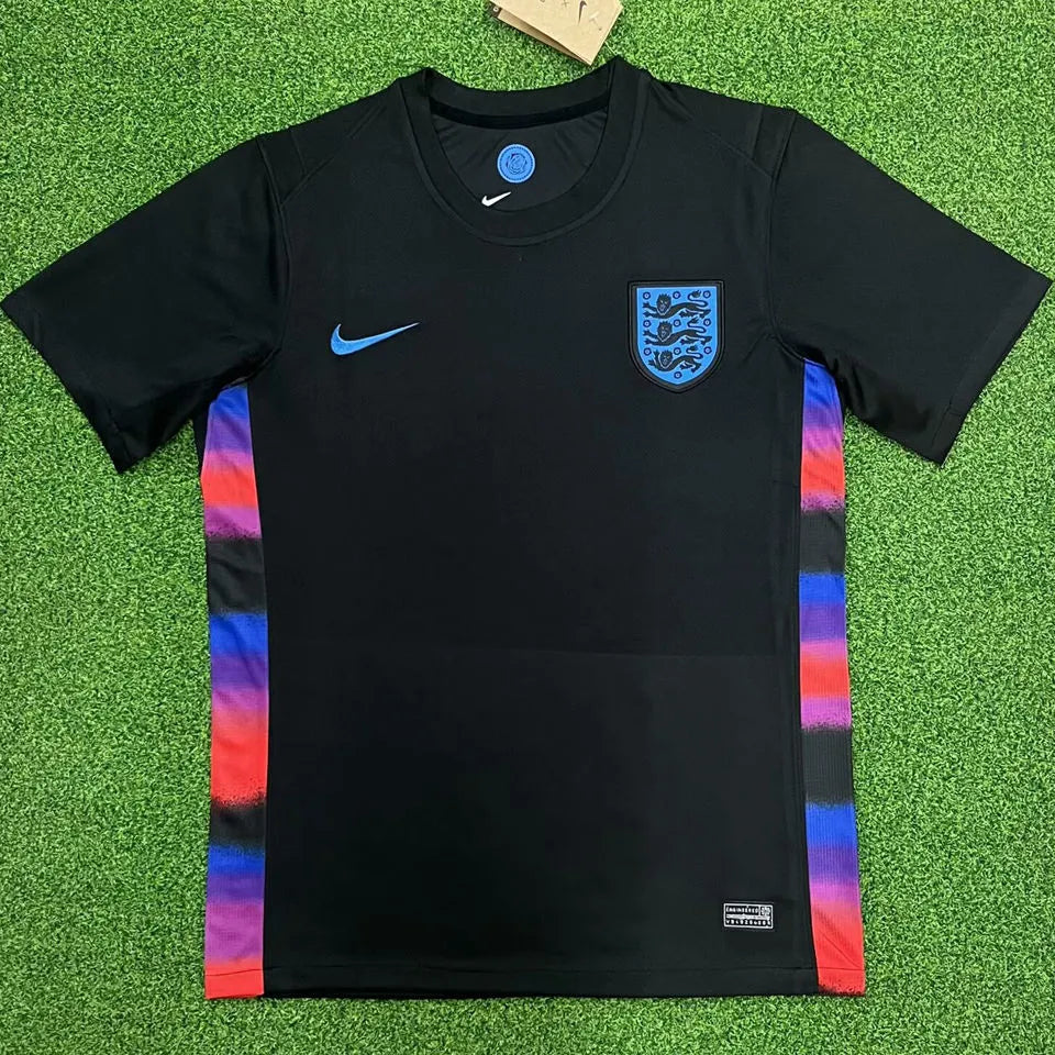 2025/26 England Away Black Fans Soccer Jersey Front