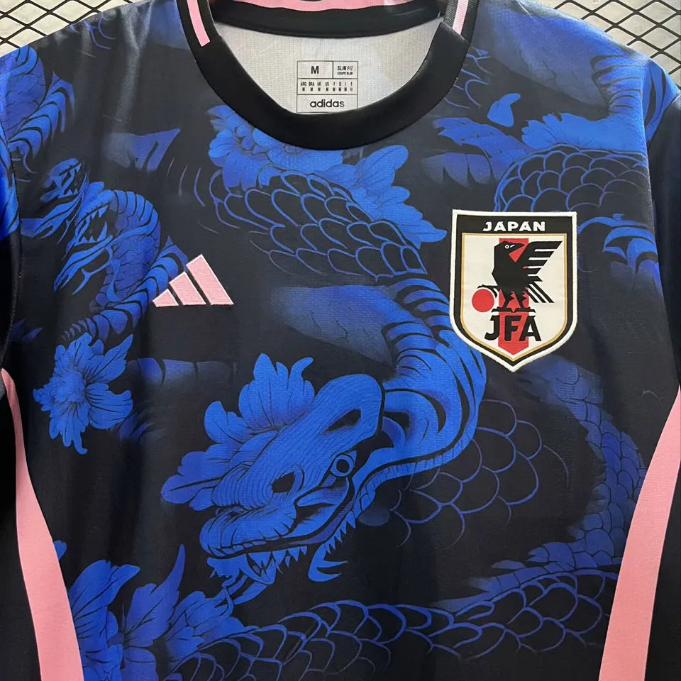2024 Japan Dragon Special Edition Blue Fans Soccer Jersey Detail 1