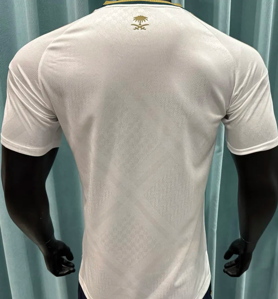 2026/27 Saudi Arabia Away White Player Version Soccer Jersey Back