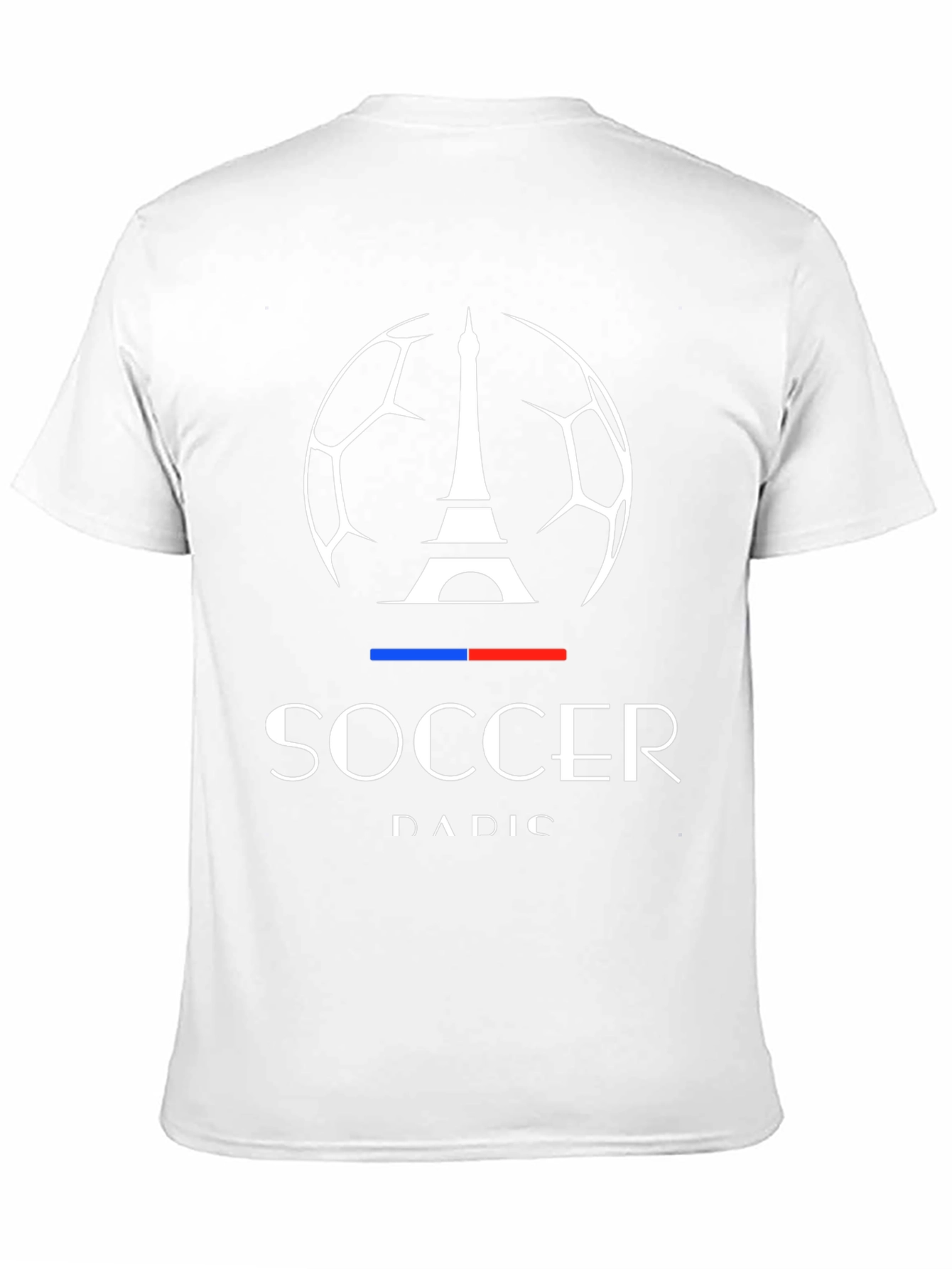 Paris Soccer T-Shirt - Mens Black Graphic Tee