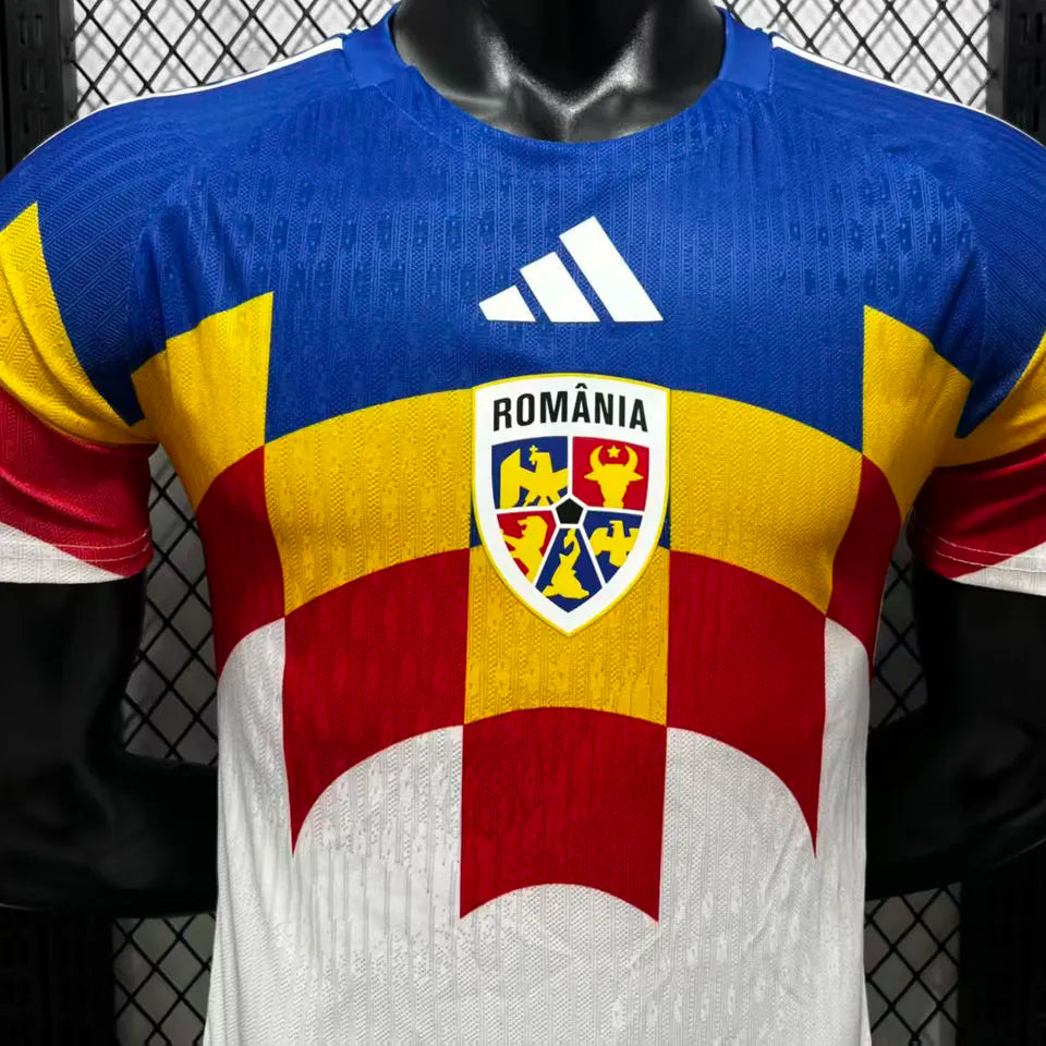 2026/27 Romania Special Edition Player Version Soccer Jersey Detail 1