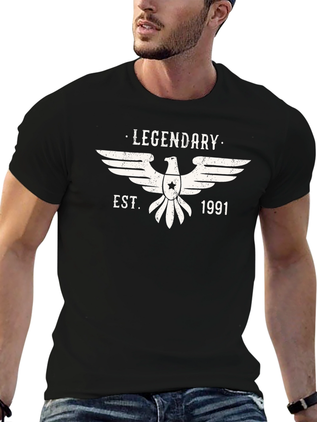 Legendary EST 1991 Graphic Tee - Black