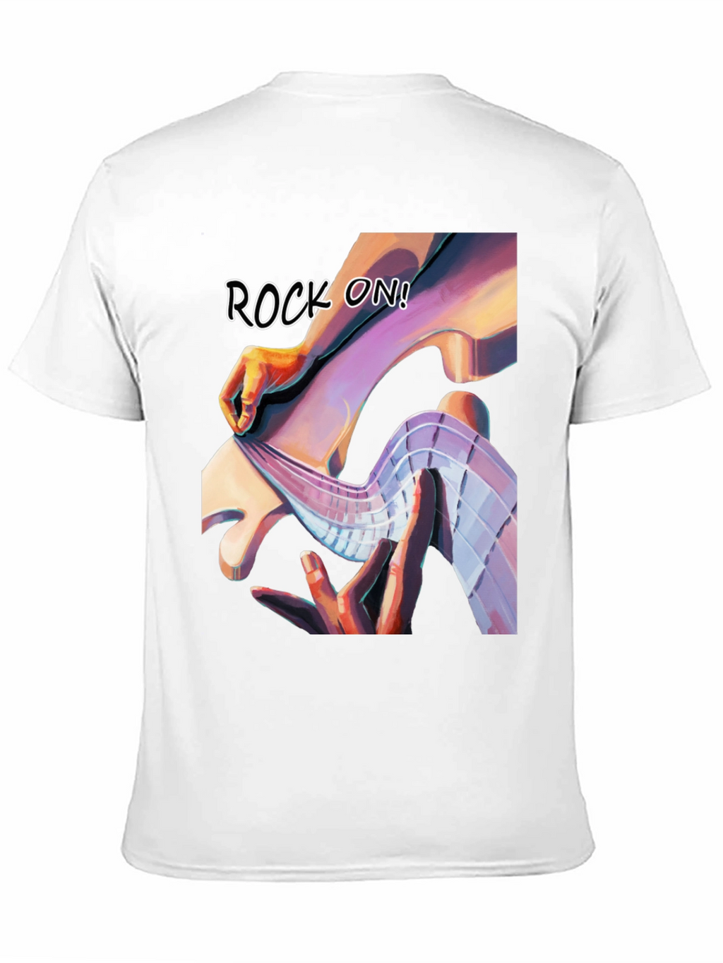 Rock On Graphic Tee - Stylish Black T-Shirt