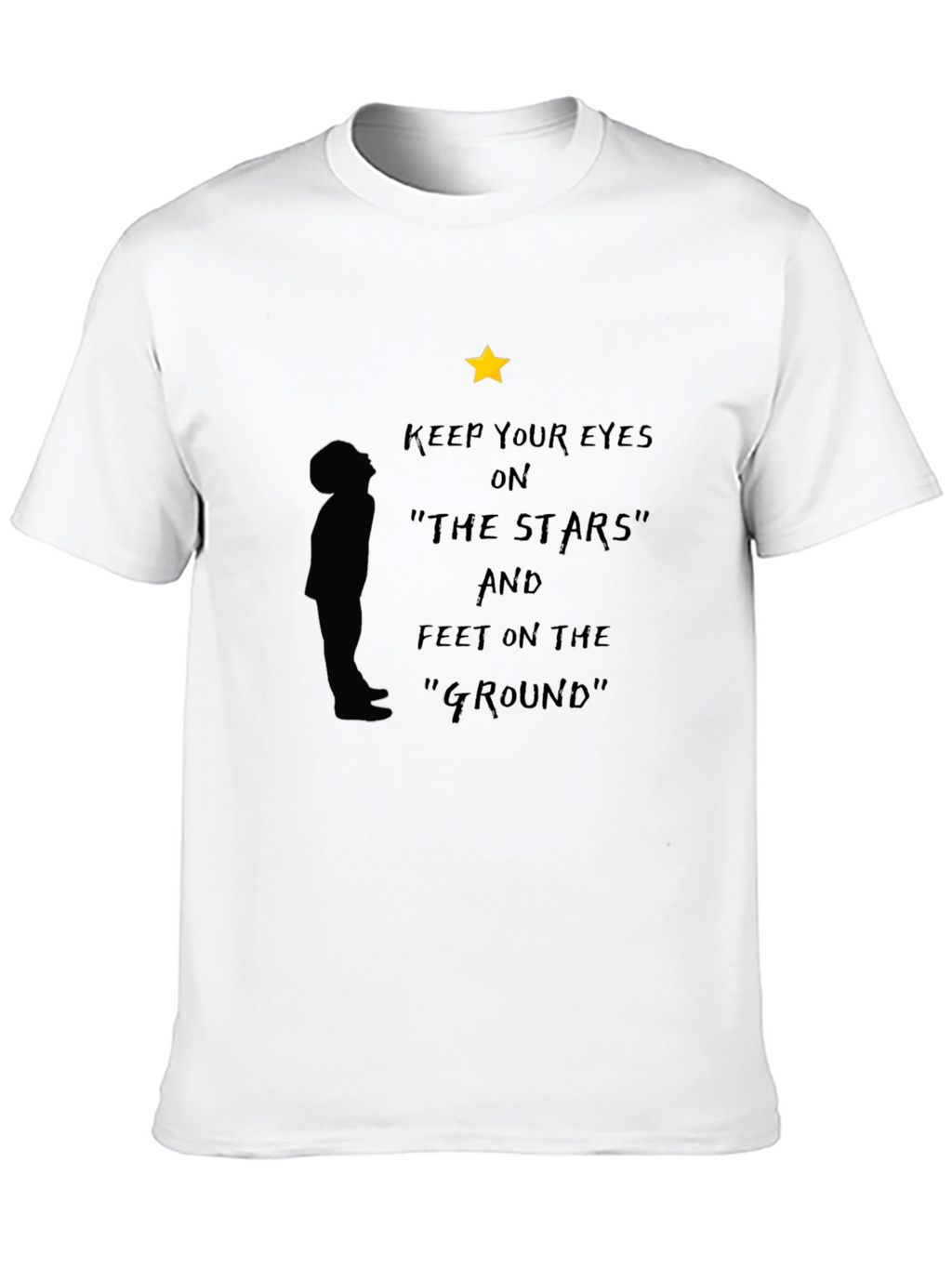 Keep Your Eyes on the Stars Graphic T-Shirt