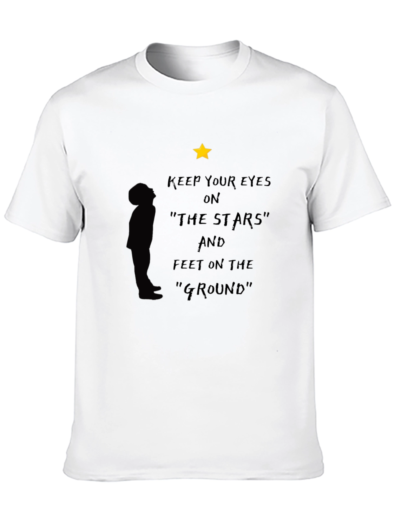 Keep Your Eyes on the Stars Graphic T-Shirt