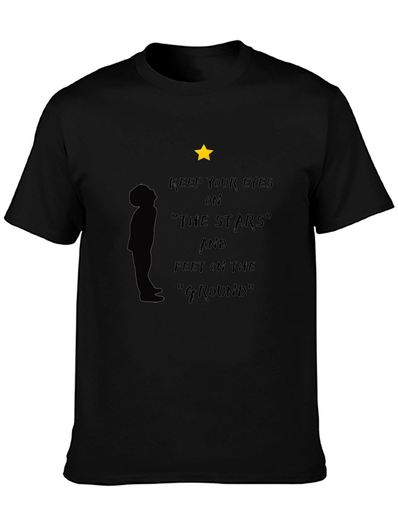 Keep Your Eyes on the Stars Graphic T-Shirt